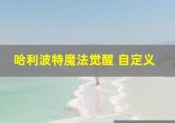 哈利波特魔法觉醒 自定义